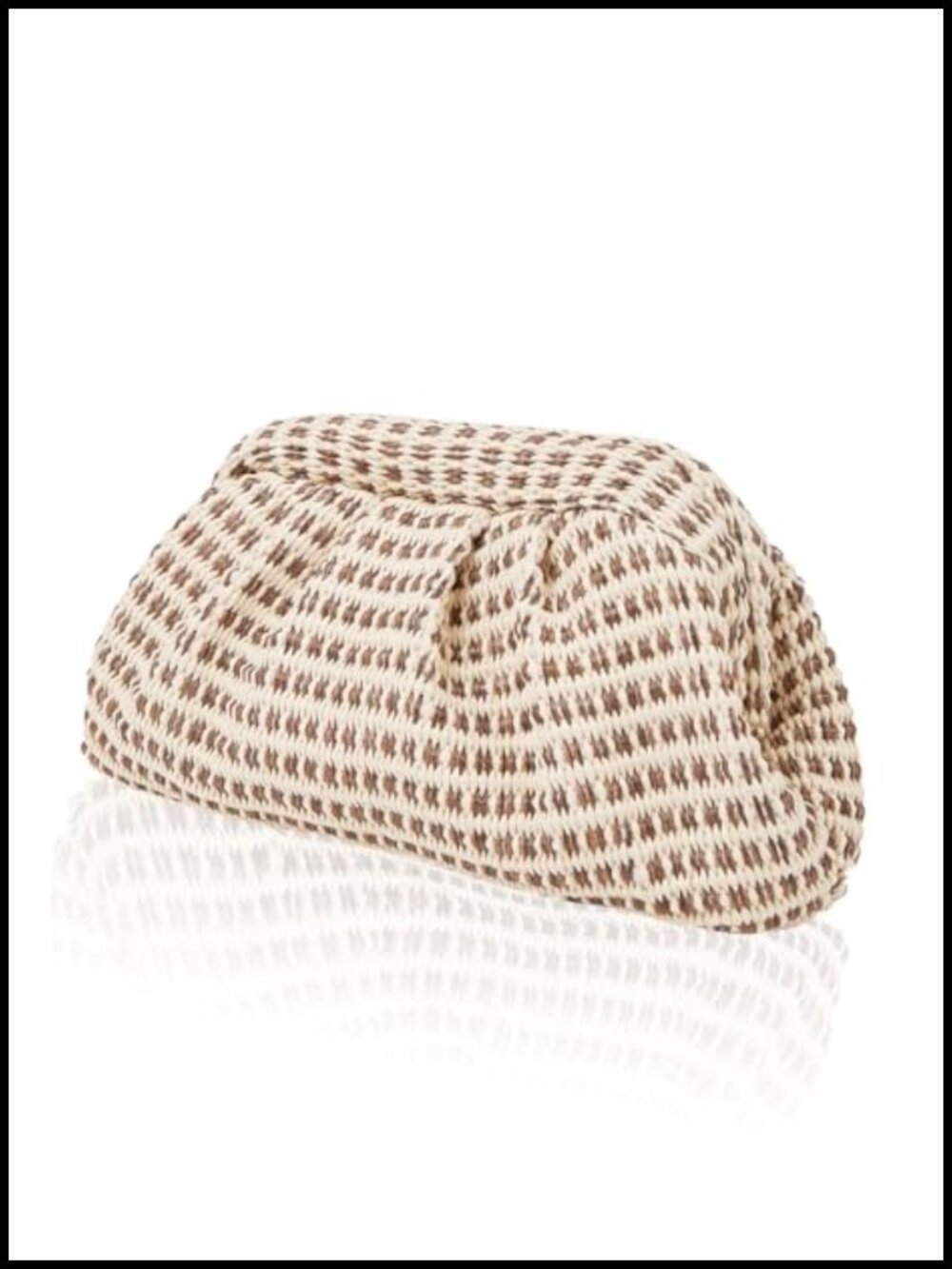 Straw Clutch Bag Woven Shoulder Purse Beach Summer